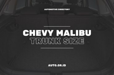 Cover Chevy Malibu Trunk Size