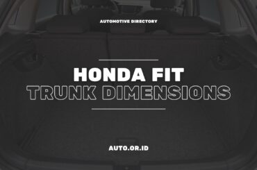 Cover Honda Fit Trunk Dimensions