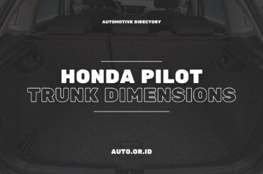 Cover Honda Pilot Trunk Dimensions