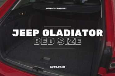 Cover Jeep Gladiator Bed Size