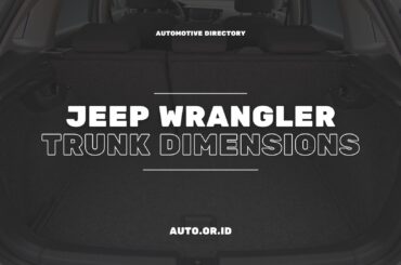 Cover Jeep Wrangler Trunk Dimensions