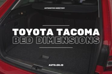 Cover Toyota Tacoma Bed Dimensions