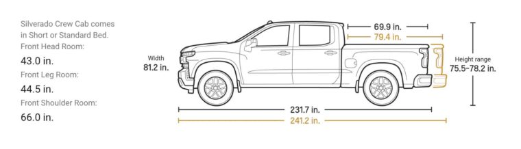 Chevrolet Silverado Bed Size Chart: A Comprehensive Guide to All Bed ...