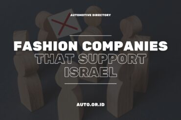 Cover Fashion Companies Support Israel